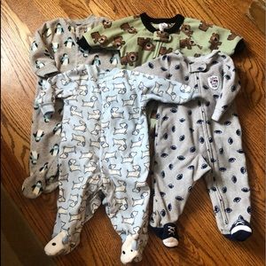 Baby boys 0-3 month sleeper lot